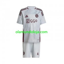 Camisola AFC Ajax Criança Equipamento Terceiro 2024-2025 Manga Curta